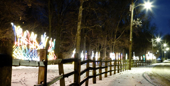 Walkway Of Lights Grant County Visitors Bureau Walkway of Lights, holiday light display Marion Indiana, Marion Indiana, Grant County Indiana - Walkway Of Lights Grant County Visitors Bureau