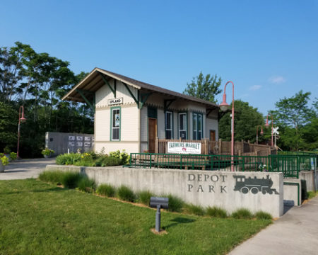 upland indiana, park upland indiana, depot park upland indiana, parks in grant county indiana